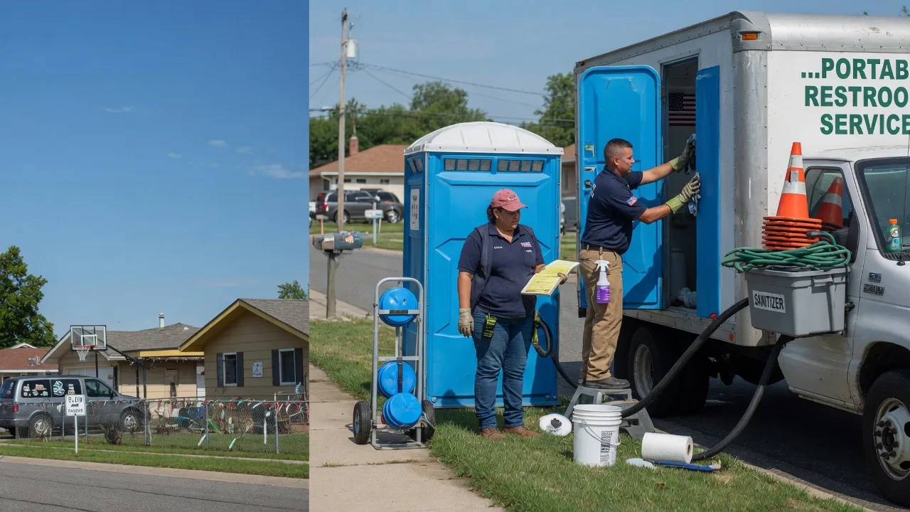 Portable Toilet Rental in Bushton, KS near me
